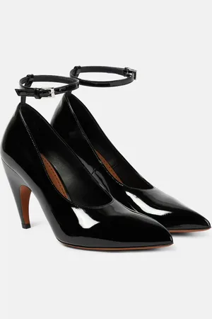 Alaïa AlaÃ¯a Shark patent leather pumps