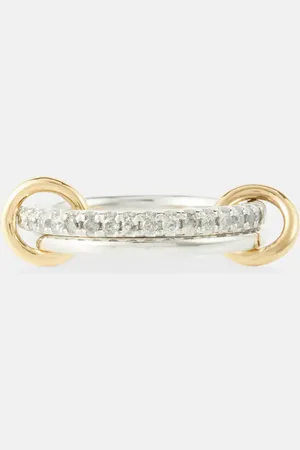 SPINELLI KILCOLLIN Marigold sterling and 18kt gold ring with diamonds