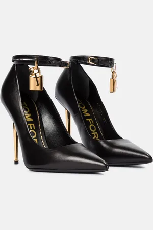 Tom Ford Padlock leather pumps