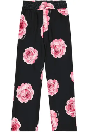 MONNALISA Floral cady pants