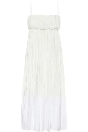 Jil Sander Two-tone maxi dress