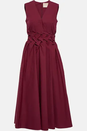 Roksanda Eifal cotton poplin midi dress