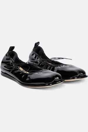 Simone Rocha Patent leather ballet flats