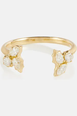 Jade Trau Posey 18kt ring with diamonds