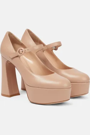 Gianvito Rossi Mary Jane leather pumps