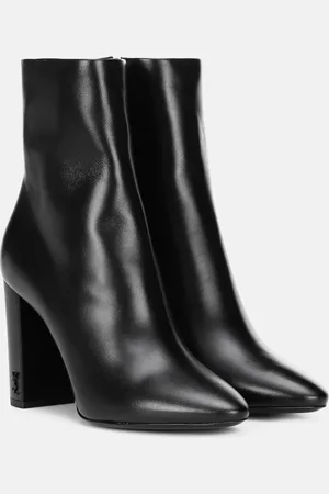 Saint Laurent Lou 95 leather ankle boots