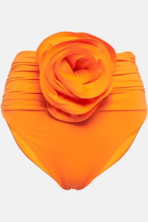 MAGDA BUTRYM Corsage high-rise bikini bottoms