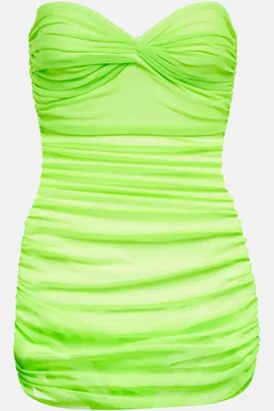 Norma Kamali Walter Mio ruched bandeau swimsuit