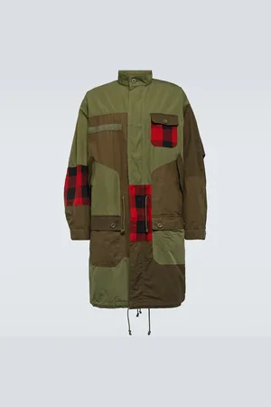 Comme des Garçons Comme des GarÃ§ons Homme Paneled cotton-blend parka