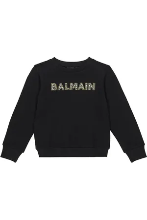 Balmain Logo cotton jersey sweatshirt
