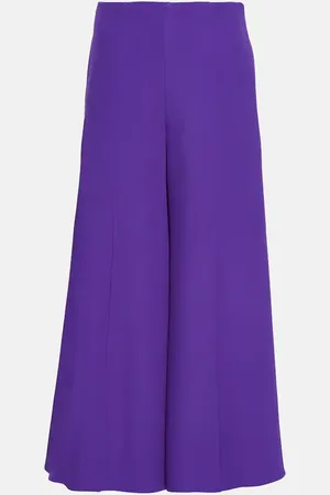 VALENTINO Silk wide-leg pants