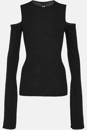 Rick Owens Cutout virgin wool top