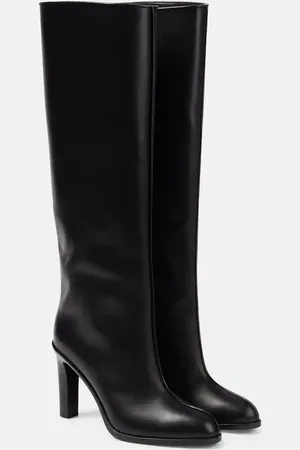 The Row Wide Shaft leather knee-high boots