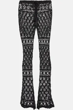 ANNA KOSTUROVA Bianca crocheted cotton pants