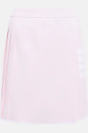 Thom Browne Pleated high-rise miniskirt