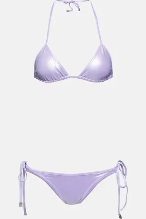 The Attico Metallic bikini