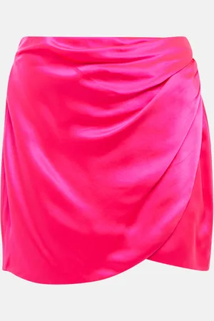 The Sei Wrap silk miniskirt