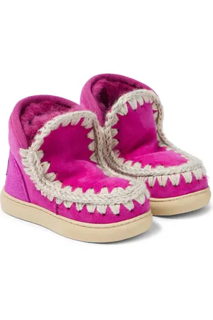 Mou Shearling-lined suede sneakers