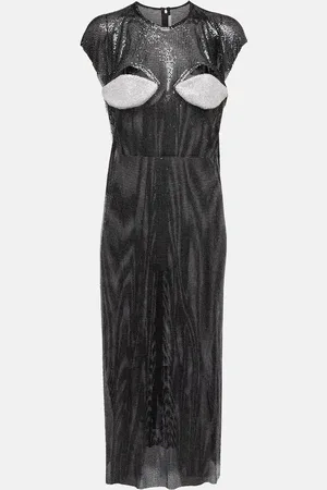 Christopher Kane Crystal-embellished cutout midi dress