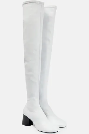 Khaite Admiral leather over-the-knee boots