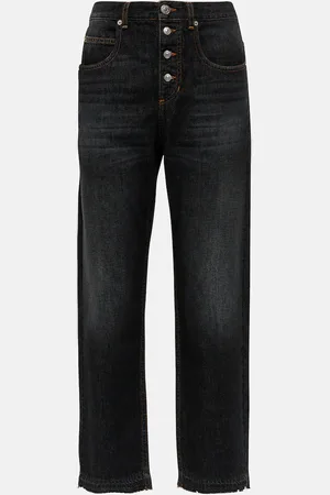 Marant Etoile Belden high-rise straight jeans