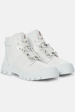 Roger Vivier Viv Desert leather ankle boots