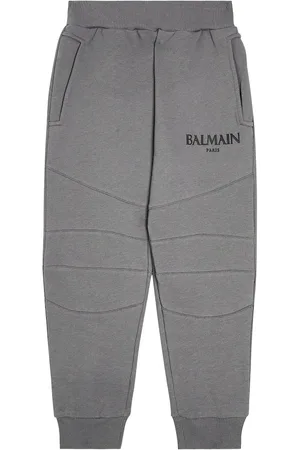 Balmain Logo cotton jersey sweatpants