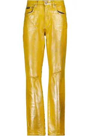 Dolce & Gabbana Mid-rise leopard-print jeans