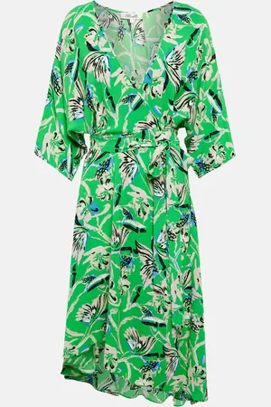 Diane von Furstenberg Eloise faux-wrap midi dress