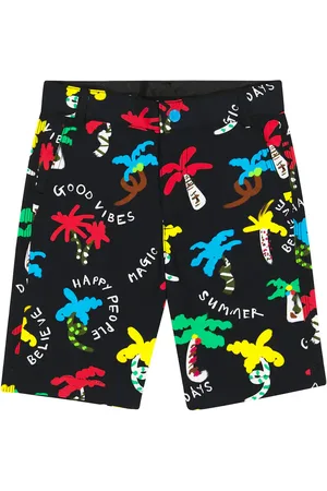 Stella McCartney Printed cotton shorts