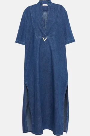 VALENTINO VGOLD denim kaftan
