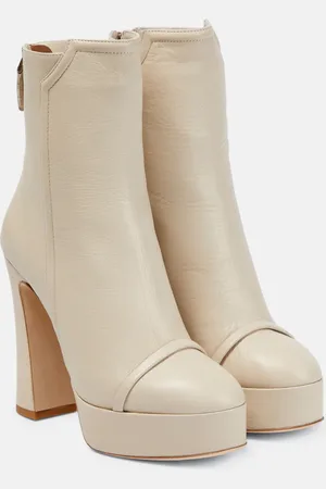 MALONE SOULIERS Alexa platform leather ankle boots