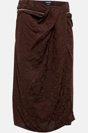 Jacquemus La Jupe Bodri printed wrap skirt