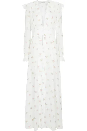 Alessandra Rich Floral maxi dress