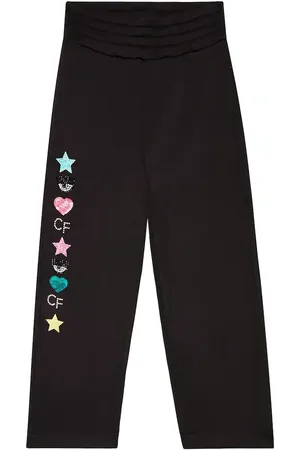 MONNALISA X Chiara Ferragni embroidered jersey sweatpants