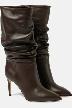 PARIS TEXAS Slouchy leather ankle boots