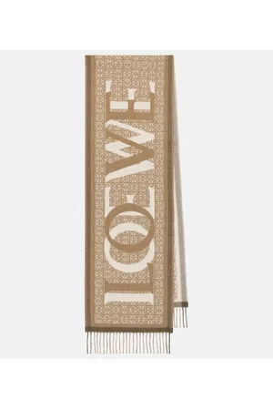 Loewe Love wool and cashmere scarf