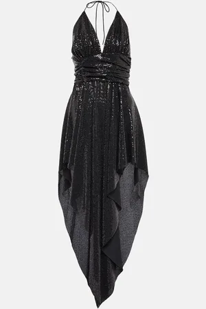 ALEXANDRE VAUTHIER Sequined halterneck minidress