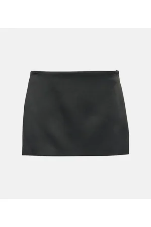 Khaite Jett crÃªpe miniskirt