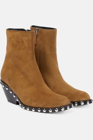 Khaite Hooper suede ankle boots