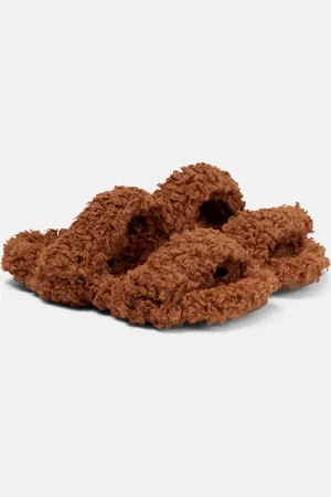 Gia Borghini Gia 10 faux shearling slides