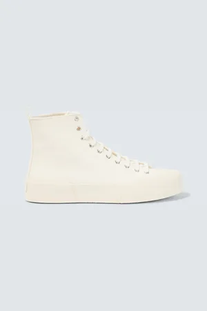 Jil Sander High-top canvas sneakers