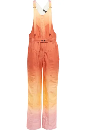 Isabel Marant Keishatd dÃ©gradÃ© cotton and linen jumpsuit