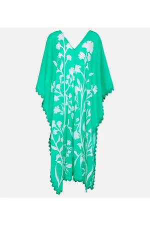Juliet Dunn Majorelle cotton kaftan