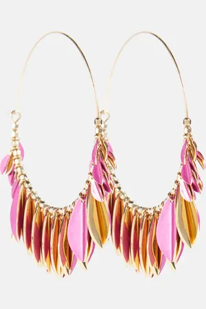 Isabel Marant Leaf hoop earrings