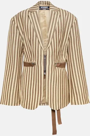 Jacquemus La Veste Filu striped belted blazer