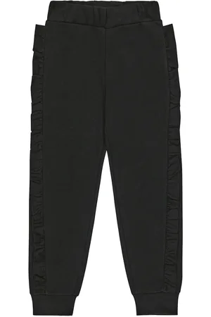 Balmain Ruffle-trimmed jersey sweatpants