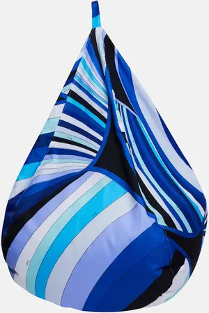 Puccini Striped canvas bean bag