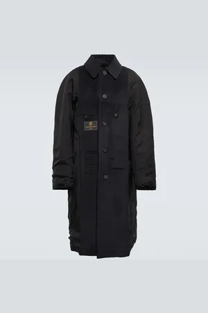 Balenciaga Wool-paneled technical jacket