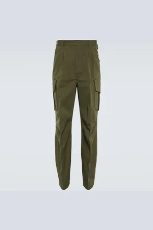Gucci GG canvas-trimmed cotton cargo pants